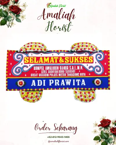 Karangan Bunga Ucapan Selamat di Bulakwaru